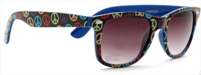 Ray-Ban Style Wayfarer Peace Sunglasses
