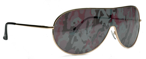 Camouflage Shield Sunglasses